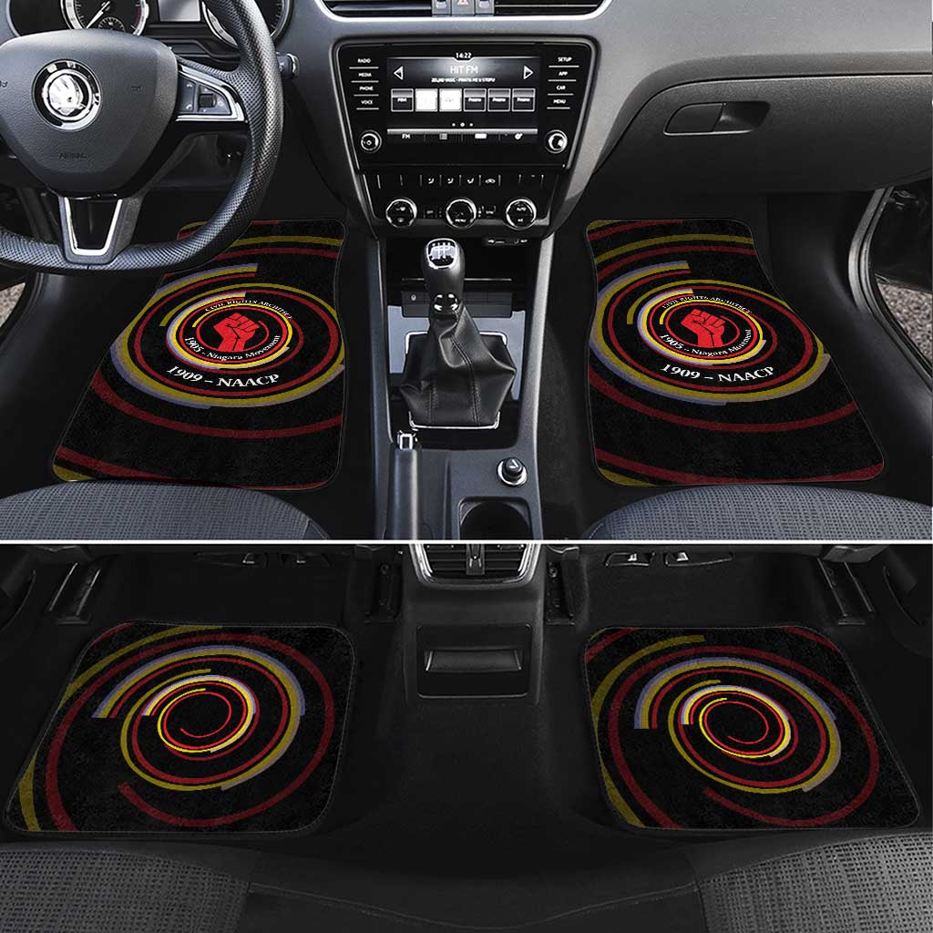 W.E.B. Du Bois Civil Rights Architect Car Mats Niagara Movement - NAACP Tribute Design - Wonder Print Shop