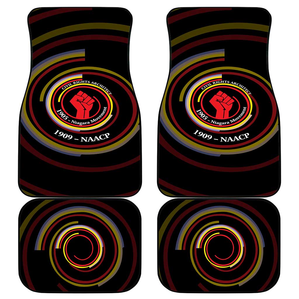W.E.B. Du Bois Civil Rights Architect Car Mats Niagara Movement - NAACP Tribute Design - Wonder Print Shop