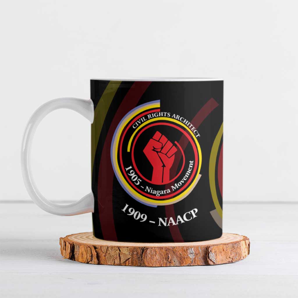 W.E.B. Du Bois Civil Rights Architect Ceramic Mug Niagara Movement - NAACP Tribute Design - Wonder Print Shop