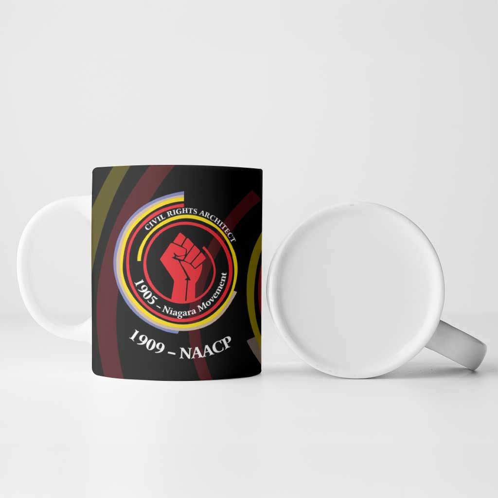 W.E.B. Du Bois Civil Rights Architect Ceramic Mug Niagara Movement - NAACP Tribute Design - Wonder Print Shop