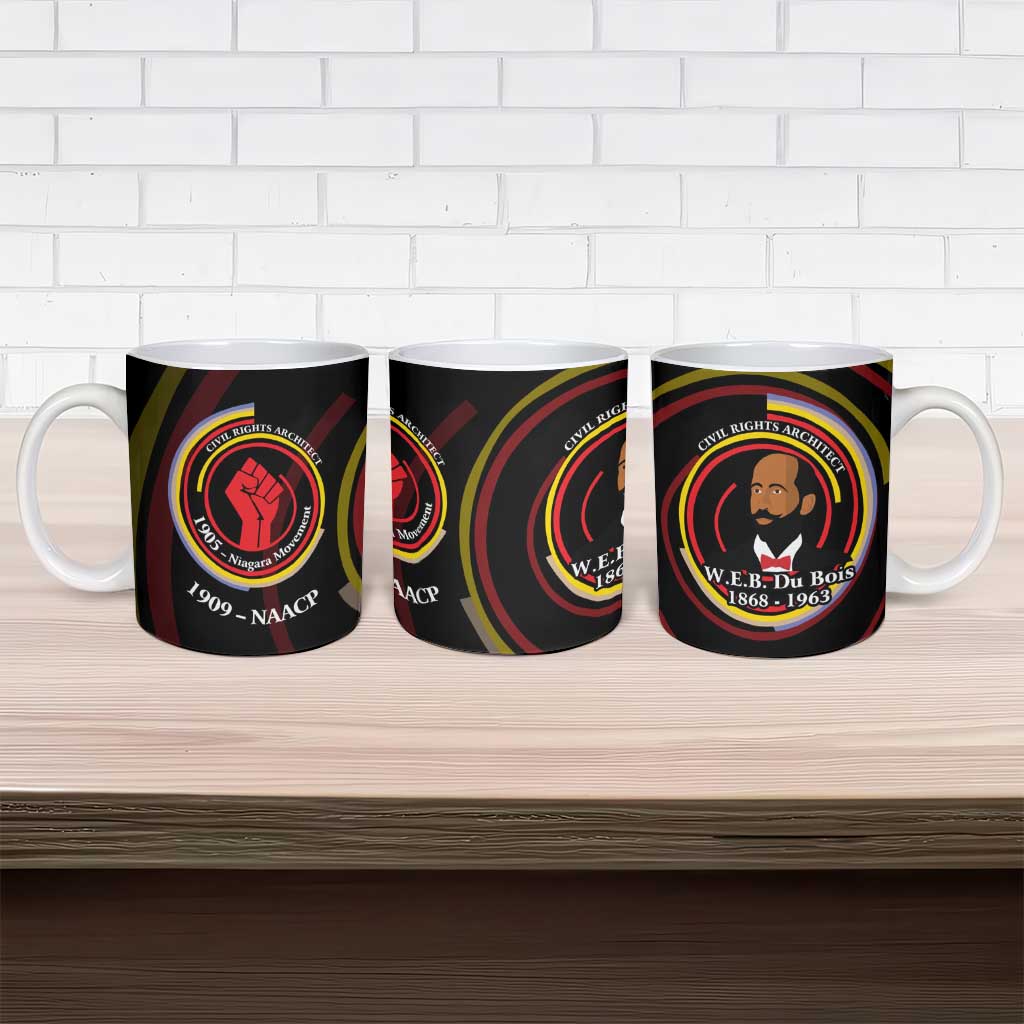 W.E.B. Du Bois Civil Rights Architect Ceramic Mug Niagara Movement - NAACP Tribute Design - Wonder Print Shop