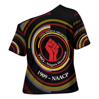 W.E.B. Du Bois Civil Rights Architect Cross Shoulder Shirt Niagara Movement - NAACP Tribute Design - Wonder Print Shop