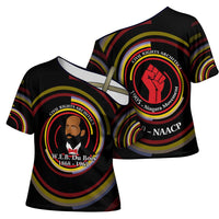 W.E.B. Du Bois Civil Rights Architect Cross Shoulder Shirt Niagara Movement - NAACP Tribute Design - Wonder Print Shop