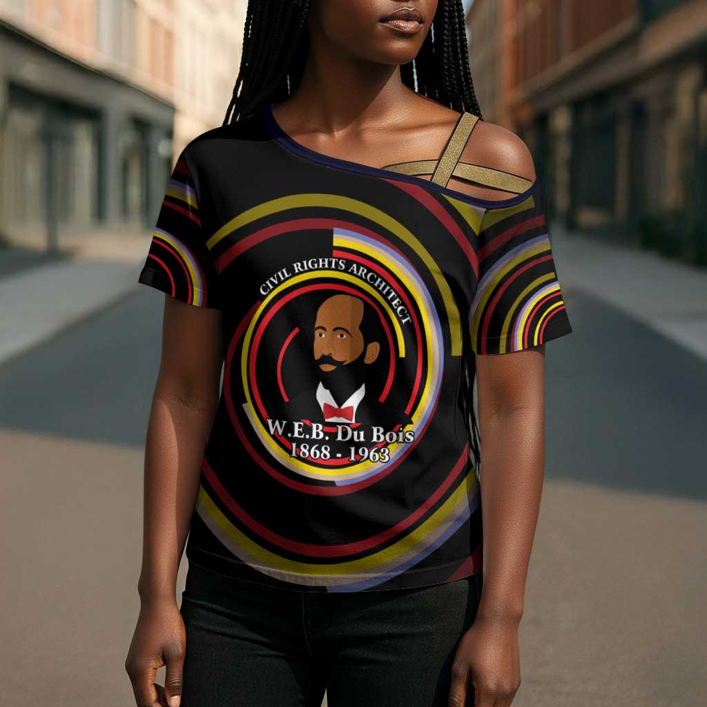 W.E.B. Du Bois Civil Rights Architect Cross Shoulder Shirt Niagara Movement - NAACP Tribute Design - Wonder Print Shop