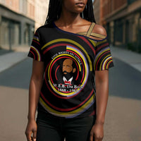 W.E.B. Du Bois Civil Rights Architect Cross Shoulder Shirt Niagara Movement - NAACP Tribute Design - Wonder Print Shop