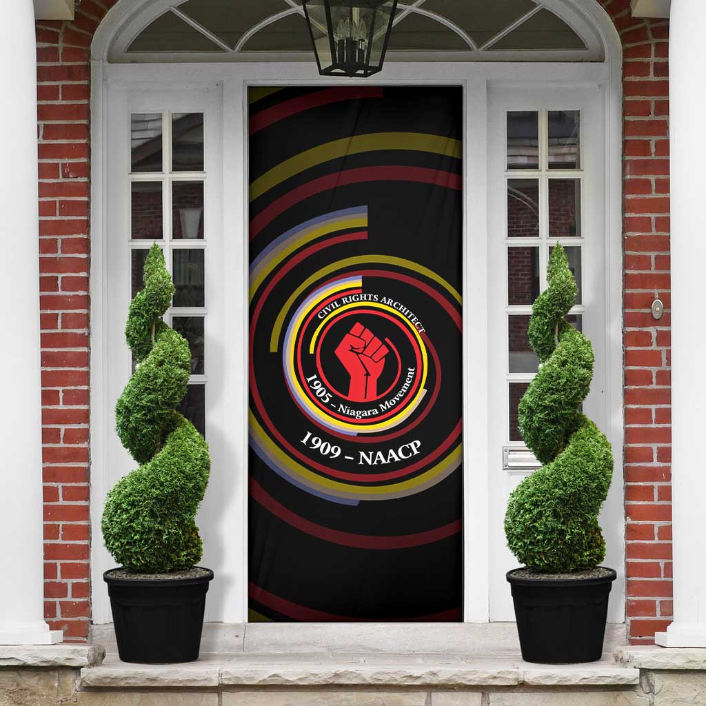 W.E.B. Du Bois Civil Rights Architect Door Cover Niagara Movement - NAACP Tribute Design - Wonder Print Shop