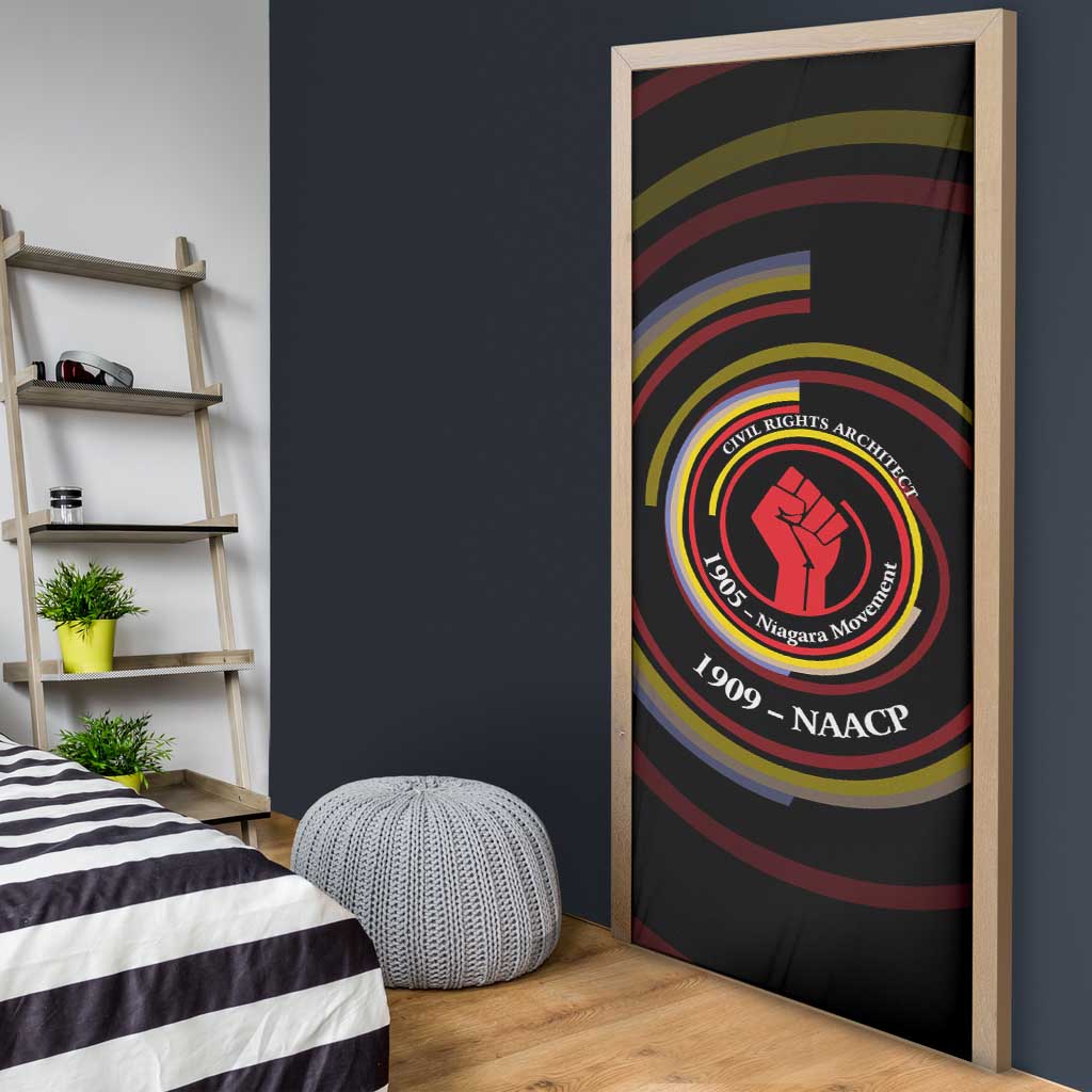 W.E.B. Du Bois Civil Rights Architect Door Cover Niagara Movement - NAACP Tribute Design - Wonder Print Shop