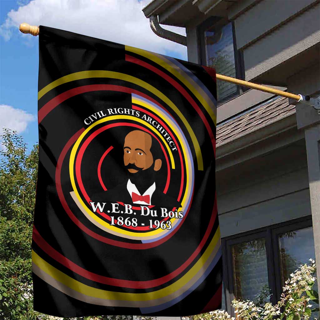 W.E.B. Du Bois Civil Rights Architect Garden Flag Niagara Movement - NAACP Tribute Design - Wonder Print Shop