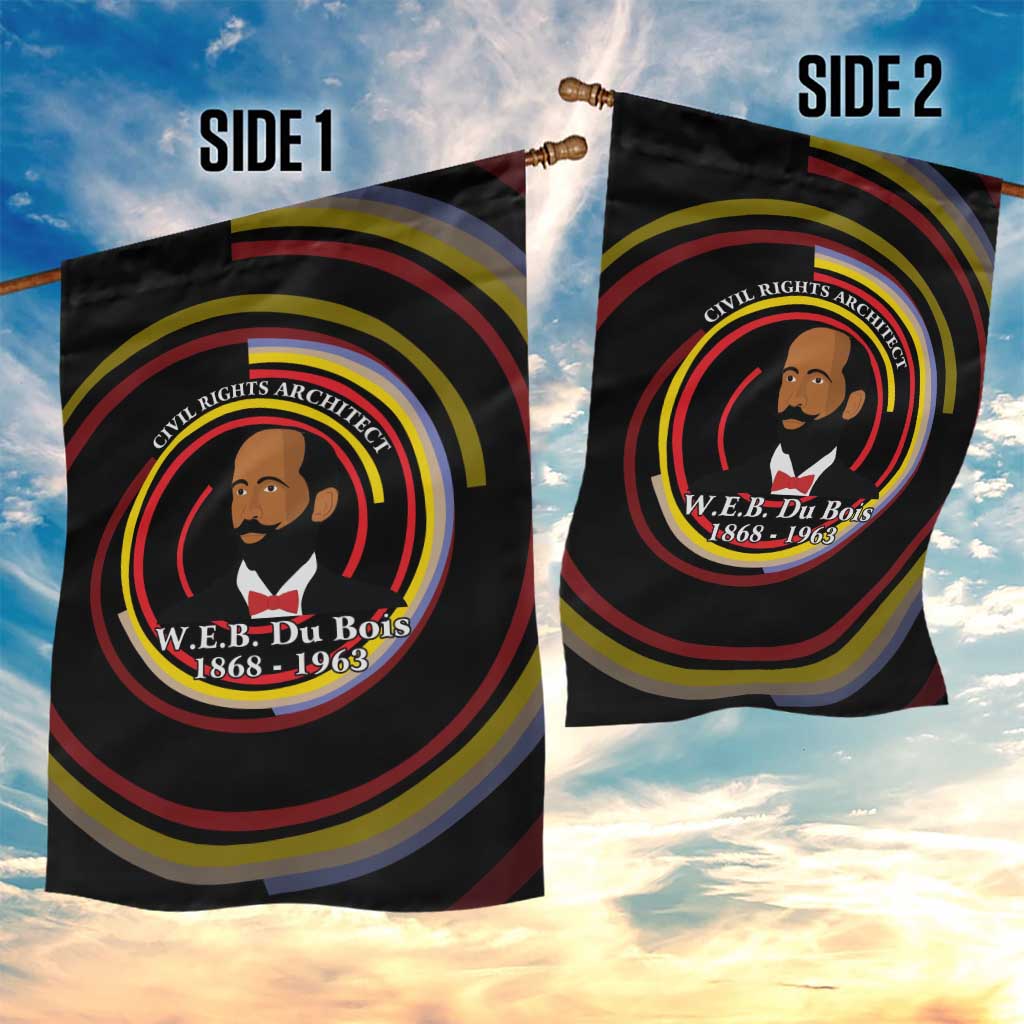 W.E.B. Du Bois Civil Rights Architect Garden Flag Niagara Movement - NAACP Tribute Design - Wonder Print Shop