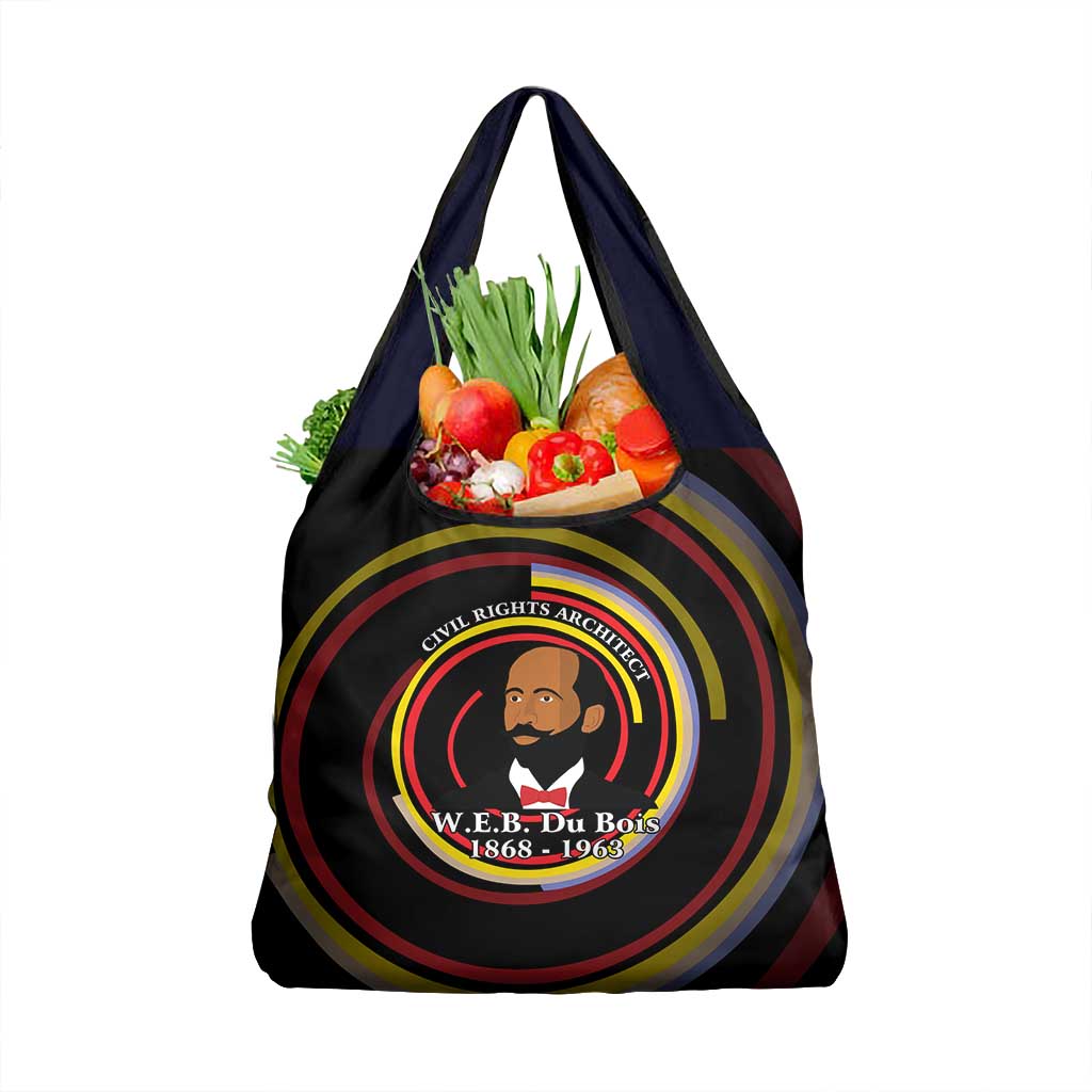 W.E.B. Du Bois Civil Rights Architect Grocery Bag Niagara Movement - NAACP Tribute Design - Wonder Print Shop