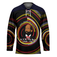 W.E.B. Du Bois Civil Rights Architect Hockey Jersey Niagara Movement - NAACP Tribute Design - Wonder Print Shop