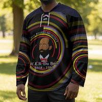 W.E.B. Du Bois Civil Rights Architect Hockey Jersey Niagara Movement - NAACP Tribute Design - Wonder Print Shop