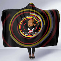 W.E.B. Du Bois Civil Rights Architect Hooded Blanket Niagara Movement - NAACP Tribute Design - Wonder Print Shop