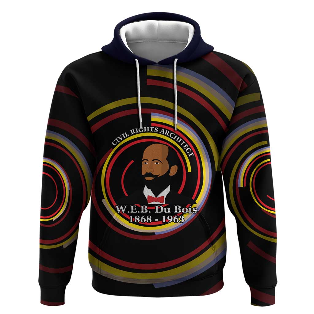 W.E.B. Du Bois Civil Rights Architect Hoodie Niagara Movement - NAACP Tribute Design - Wonder Print Shop