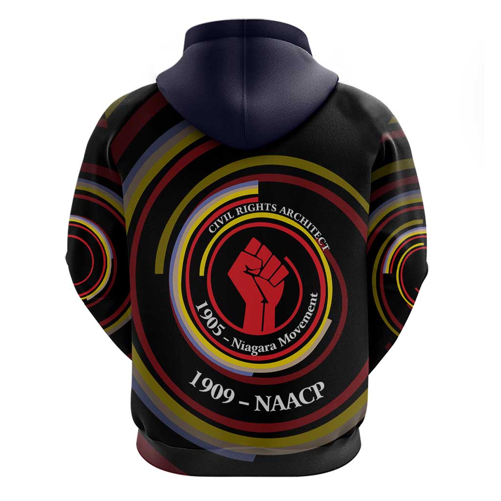 W.E.B. Du Bois Civil Rights Architect Hoodie Niagara Movement - NAACP Tribute Design - Wonder Print Shop