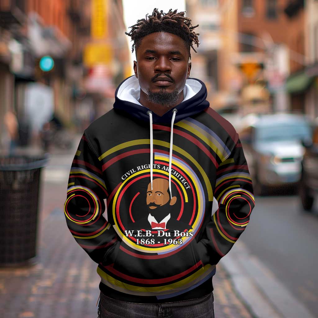 W.E.B. Du Bois Civil Rights Architect Hoodie Niagara Movement - NAACP Tribute Design - Wonder Print Shop