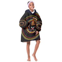W.E.B. Du Bois Civil Rights Architect Kid Wearable Blanket Hoodie Niagara Movement - NAACP Tribute Design - Wonder Print Shop