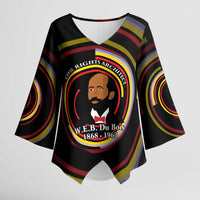 W.E.B. Du Bois Civil Rights Architect Kimono Sleeve Blouse Niagara Movement - NAACP Tribute Design - Wonder Print Shop