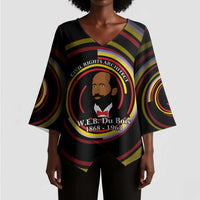 W.E.B. Du Bois Civil Rights Architect Kimono Sleeve Blouse Niagara Movement - NAACP Tribute Design - Wonder Print Shop