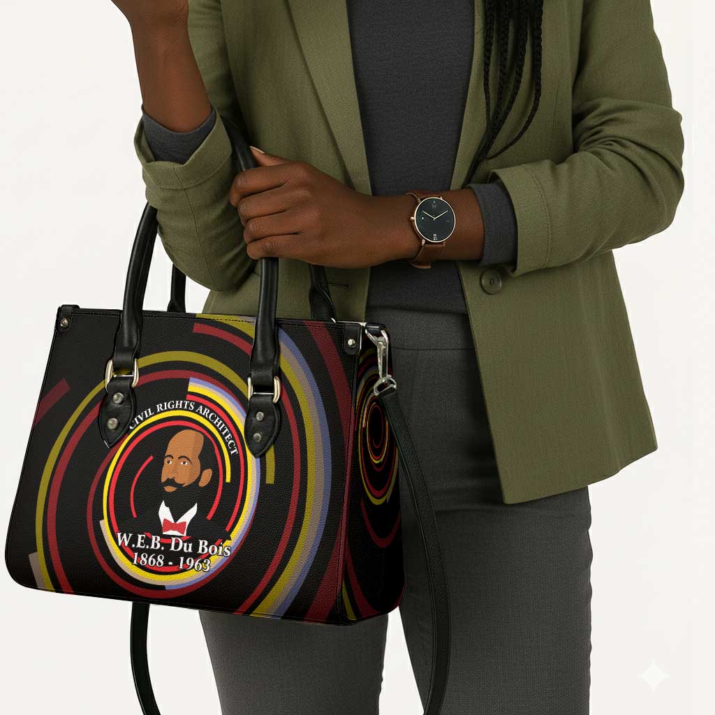 W.E.B. Du Bois Civil Rights Architect Leather Bag Niagara Movement - NAACP Tribute Design - Wonder Print Shop