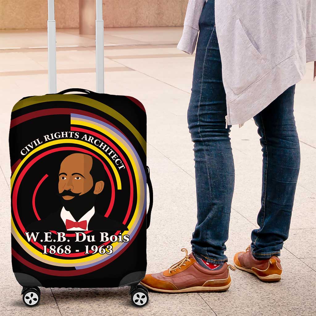 W.E.B. Du Bois Civil Rights Architect Luggage Cover Niagara Movement - NAACP Tribute Design - Wonder Print Shop