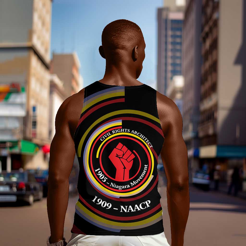 W.E.B. Du Bois Civil Rights Architect Men Tank Top Niagara Movement - NAACP Tribute Design - Wonder Print Shop