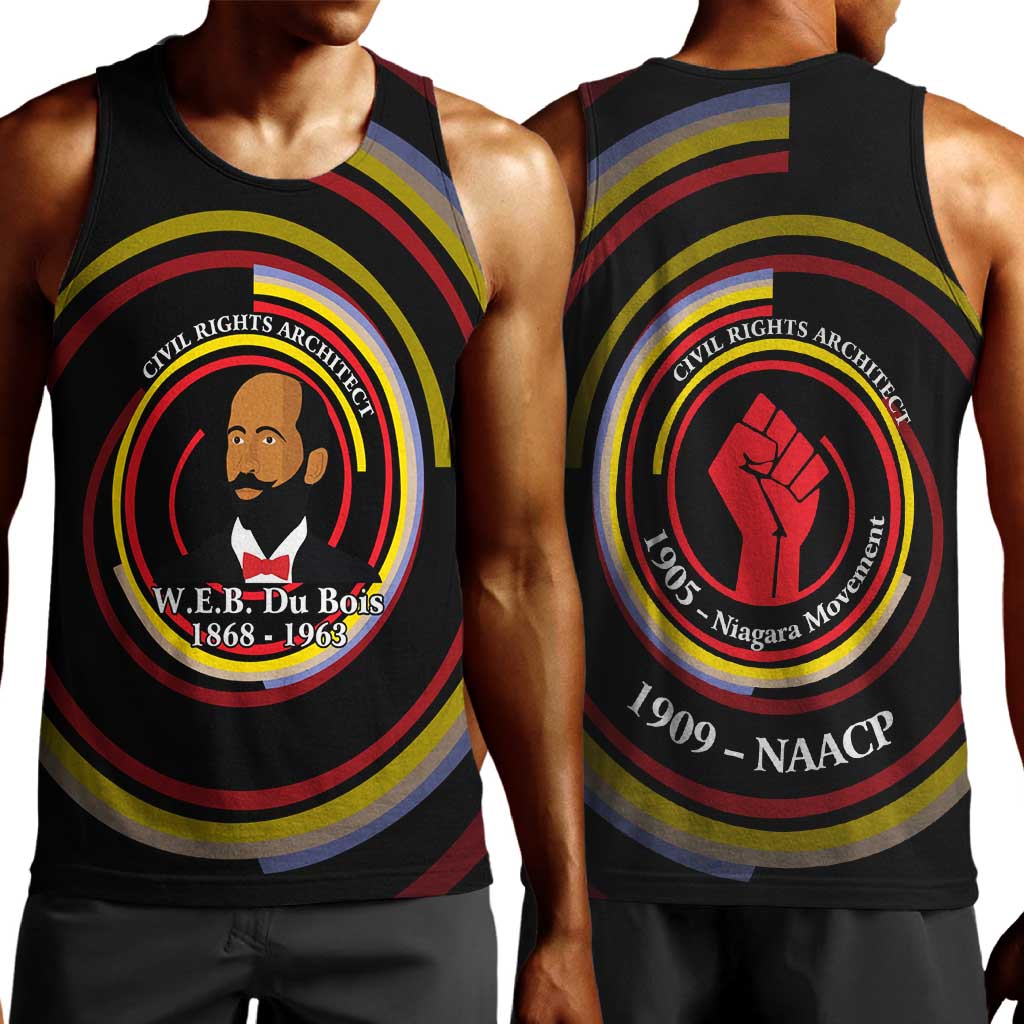 W.E.B. Du Bois Civil Rights Architect Men Tank Top Niagara Movement - NAACP Tribute Design - Wonder Print Shop