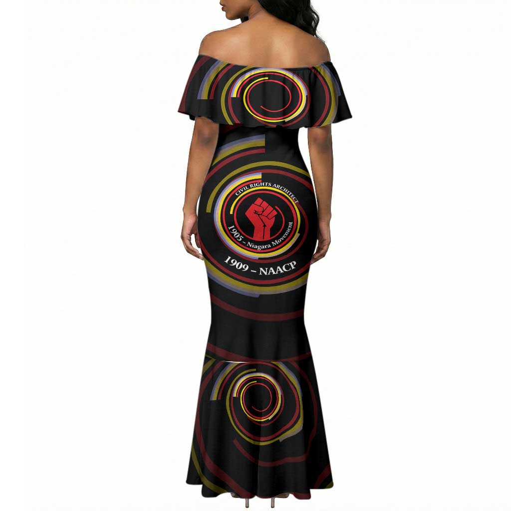 W.E.B. Du Bois Civil Rights Architect Mermaid Dress Niagara Movement - NAACP Tribute Design TS04