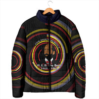 W.E.B. Du Bois Civil Rights Architect Padded Jacket Niagara Movement - NAACP Tribute Design - Wonder Print Shop