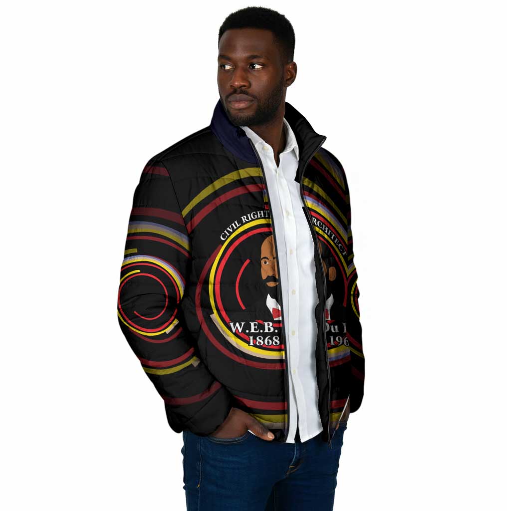 W.E.B. Du Bois Civil Rights Architect Padded Jacket Niagara Movement - NAACP Tribute Design - Wonder Print Shop