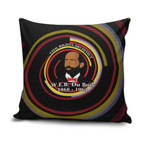 W.E.B. Du Bois Civil Rights Architect Pillow Cover Niagara Movement - NAACP Tribute Design - Wonder Print Shop