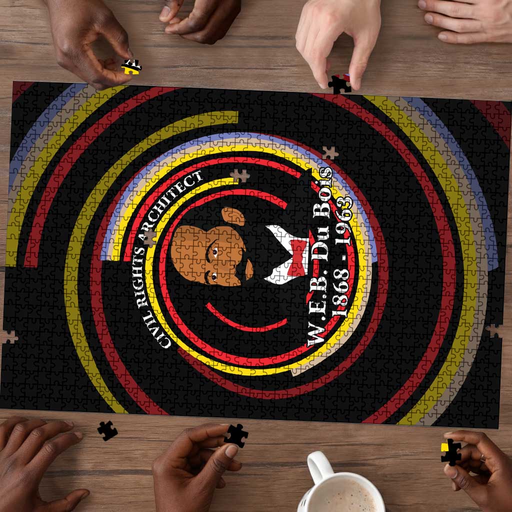 W.E.B. Du Bois Civil Rights Architect Puzzle Niagara Movement - NAACP Tribute Design - Wonder Print Shop