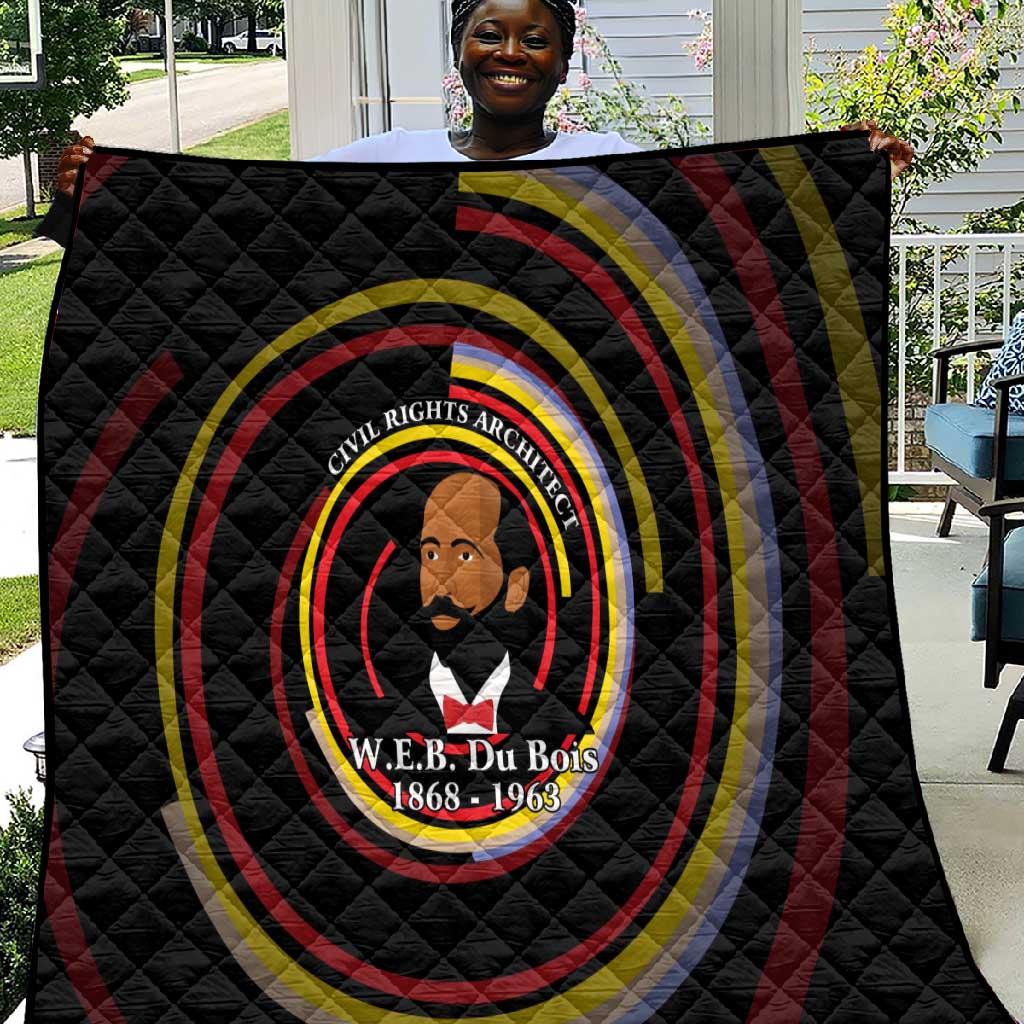 W.E.B. Du Bois Civil Rights Architect Quilt Niagara Movement - NAACP Tribute Design - Wonder Print Shop