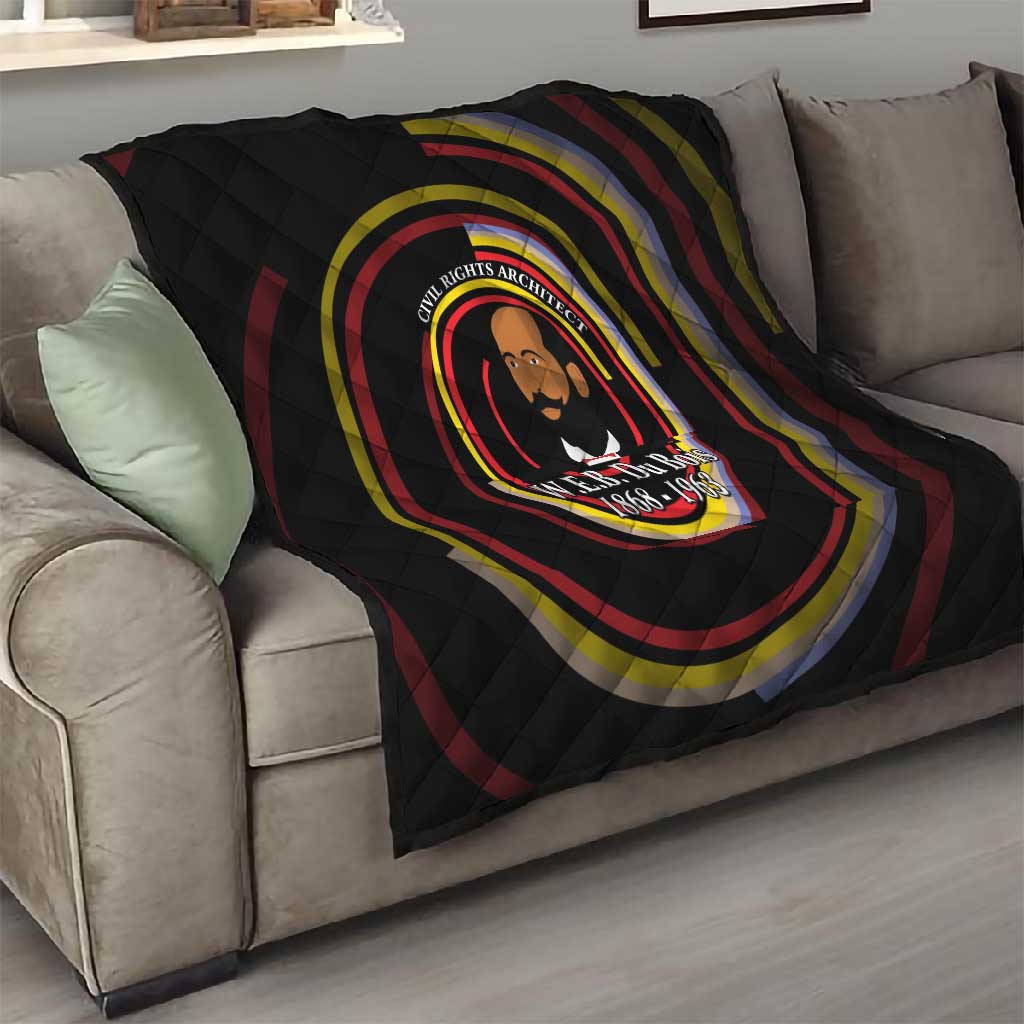 W.E.B. Du Bois Civil Rights Architect Quilt Niagara Movement - NAACP Tribute Design - Wonder Print Shop