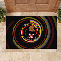 W.E.B. Du Bois Civil Rights Architect Rubber Doormat Niagara Movement - NAACP Tribute Design - Wonder Print Shop