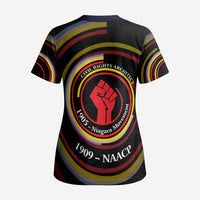 W.E.B. Du Bois Civil Rights Architect Scrub Top Niagara Movement - NAACP Tribute Design - Wonder Print Shop