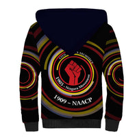 W.E.B. Du Bois Civil Rights Architect Sherpa Hoodie Niagara Movement - NAACP Tribute Design - Wonder Print Shop