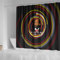 W.E.B. Du Bois Civil Rights Architect Shower Curtain Niagara Movement - NAACP Tribute Design - Wonder Print Shop