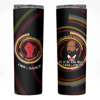 W.E.B. Du Bois Civil Rights Architect Skinny Tumbler Niagara Movement - NAACP Tribute Design - Wonder Print Shop