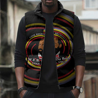 W.E.B. Du Bois Civil Rights Architect Sleeveless Puffer Jacket Niagara Movement - NAACP Tribute Design - Wonder Print Shop