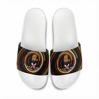 W.E.B. Du Bois Civil Rights Architect Slide Sandals Niagara Movement - NAACP Tribute Design - Wonder Print Shop