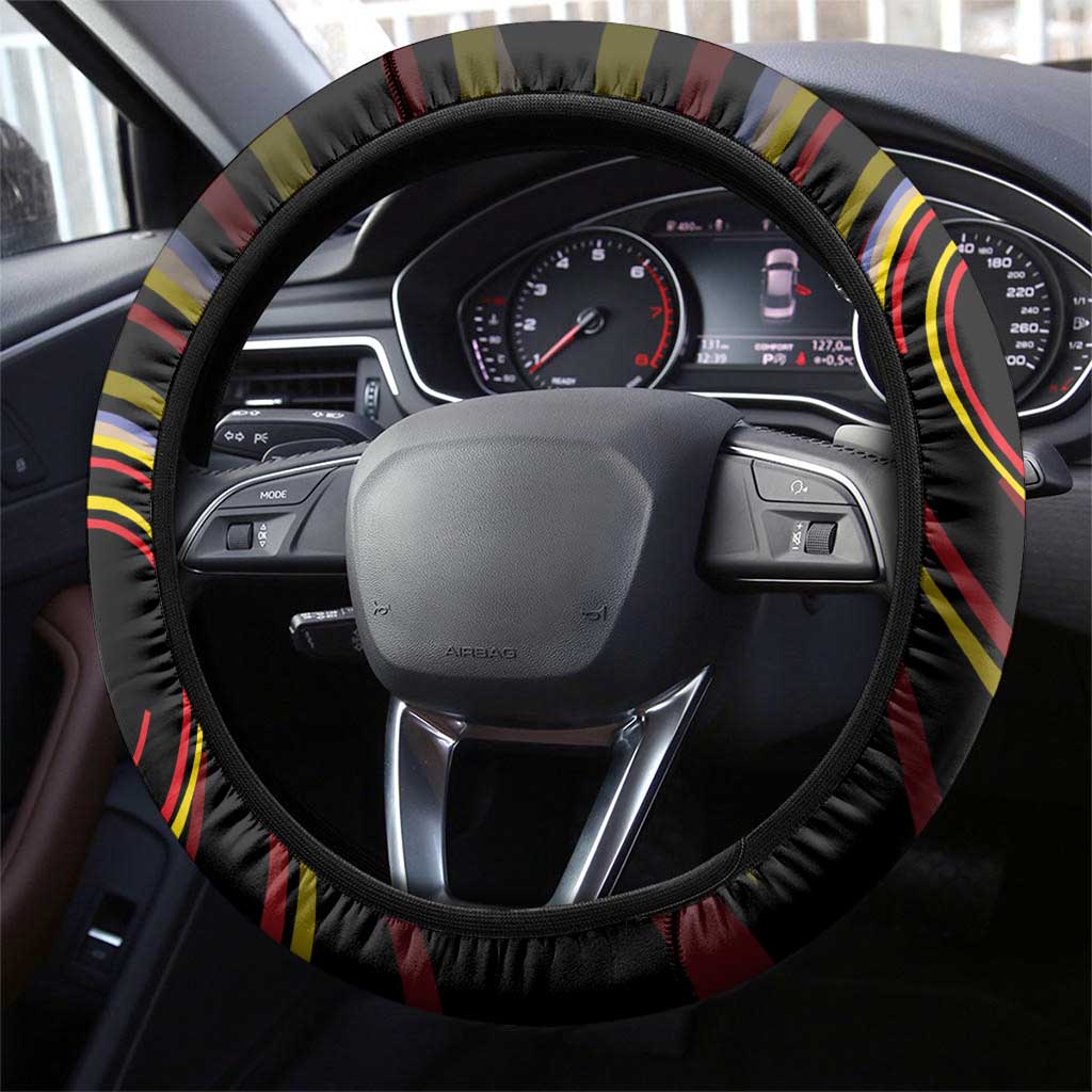 W.E.B. Du Bois Civil Rights Architect Steering Wheel Cover Niagara Movement - NAACP Tribute Design - Wonder Print Shop