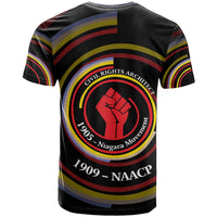 W.E.B. Du Bois Civil Rights Architect T shirt Niagara Movement - NAACP Tribute Design TS04