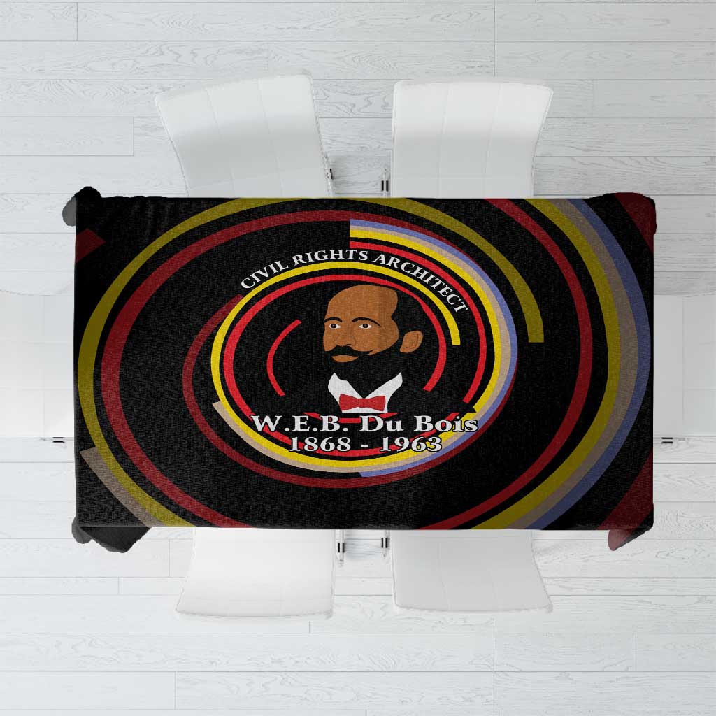 W.E.B. Du Bois Civil Rights Architect Tablecloth Niagara Movement - NAACP Tribute Design - Wonder Print Shop