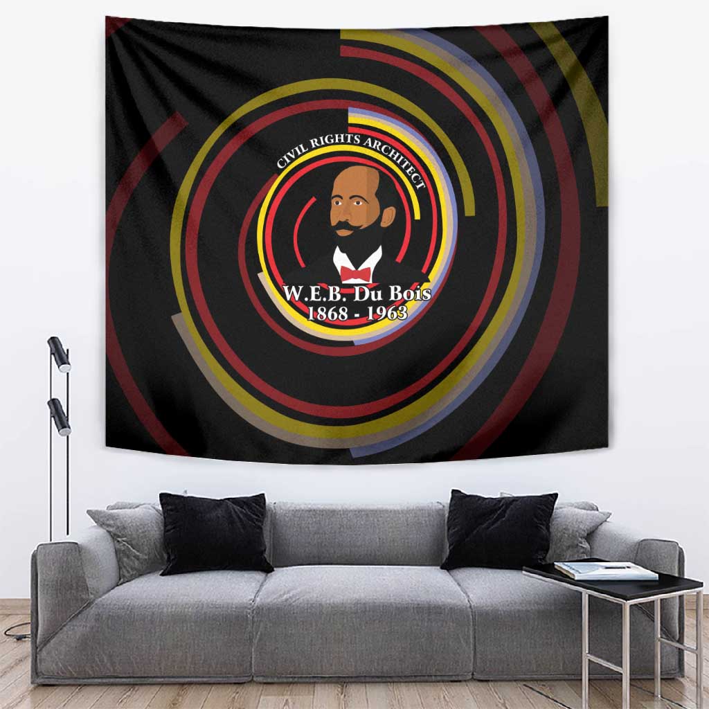 W.E.B. Du Bois Civil Rights Architect Tapestry Niagara Movement - NAACP Tribute Design - Wonder Print Shop
