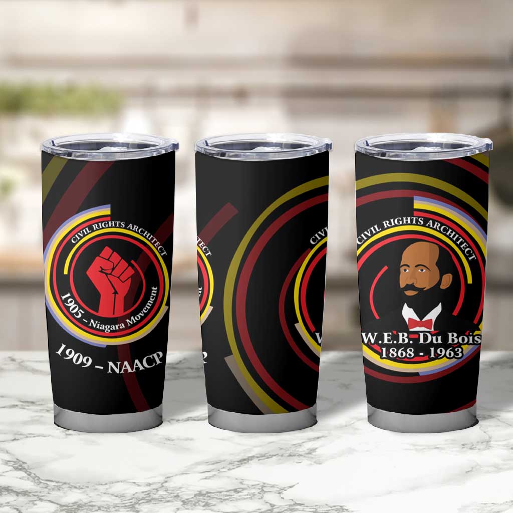 W.E.B. Du Bois Civil Rights Architect Tumbler Cup Niagara Movement - NAACP Tribute Design - Wonder Print Shop