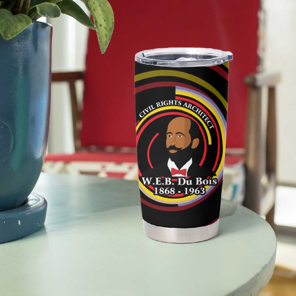 W.E.B. Du Bois Civil Rights Architect Tumbler Cup Niagara Movement - NAACP Tribute Design - Wonder Print Shop