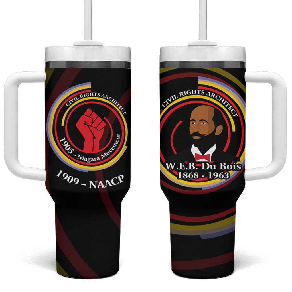 W.E.B. Du Bois Civil Rights Architect Tumbler With Handle Niagara Movement - NAACP Tribute Design - Wonder Print Shop