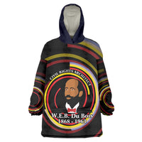 W.E.B. Du Bois Civil Rights Architect Wearable Blanket Hoodie Niagara Movement - NAACP Tribute Design - Wonder Print Shop