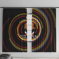 W.E.B. Du Bois Civil Rights Architect Window Curtain Niagara Movement - NAACP Tribute Design - Wonder Print Shop
